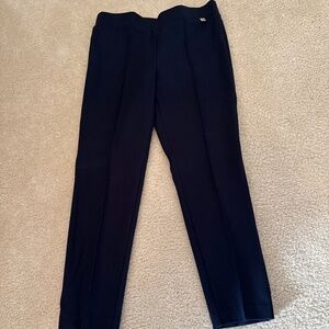 Anne Klein pull on black ankle pants